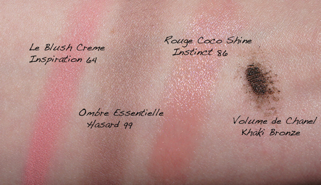  Chanel Hasard 99-Cream-blush-Inspiration 64-Rouge Coco Shine Instinct 86